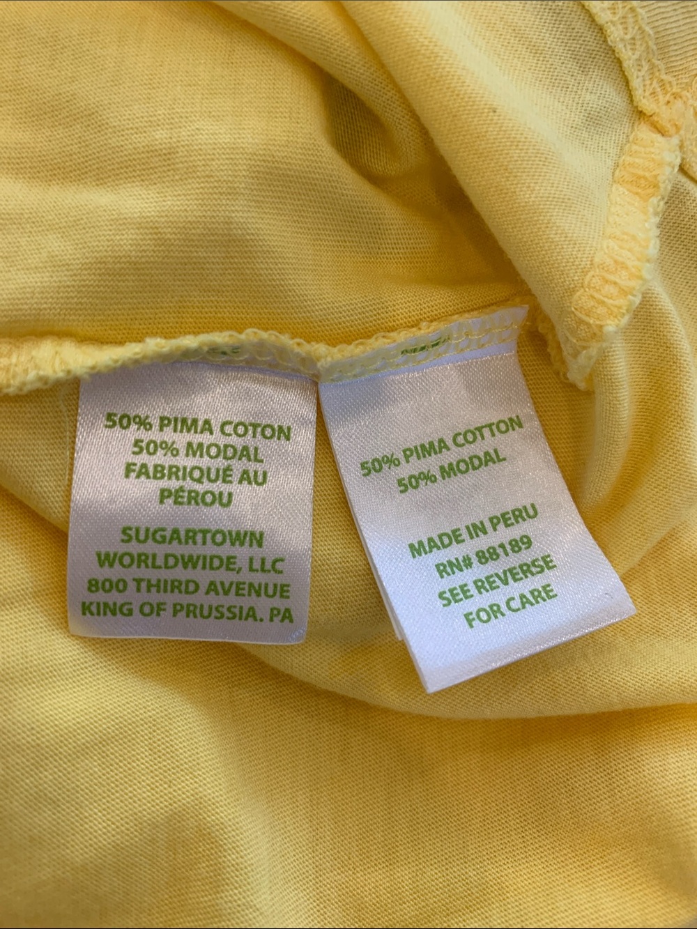 Lilly Pulitzer Yellow Spaghetti Strap Camisole Tank Top in XS - Picture 4 of 5